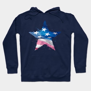 4th of July Star Flag Hoodie